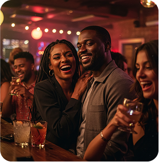 People celebrating together